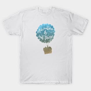 Adventure is out there Inspired Silhouette T-Shirt